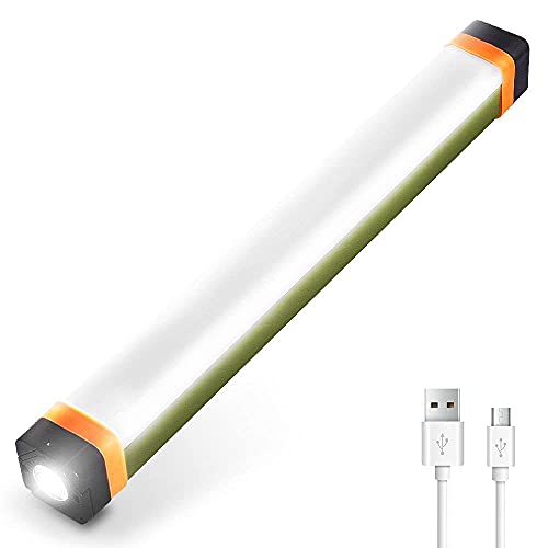 Rechargeable Magnetic Work Light, Letour Usb Rechargeable Led Camping Light, Multifunctional Camping Flashlight, Portable Waterproof Hanging Magnetic Power Bank For Hiking, Home, Outdoor Night Fishing #TOP30