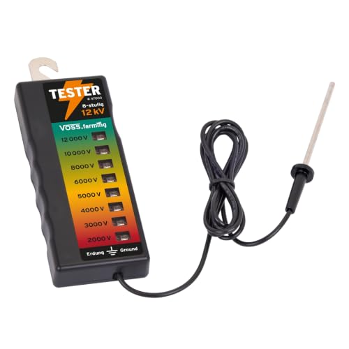 VOSS.farming électrificateur Extra Power 9V pour clôture électrique Mobile, électrificateur pour clôture de pâturage, kit Starter, avec Batterie Non Rechargeable de 9V, Module Solaire et testeur – vue 6