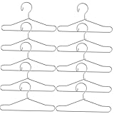 Cintres en métal – vous pouvez organiser plus facilement et plus commodément la penderie de vos poupées grâce à ces cintres miniatures