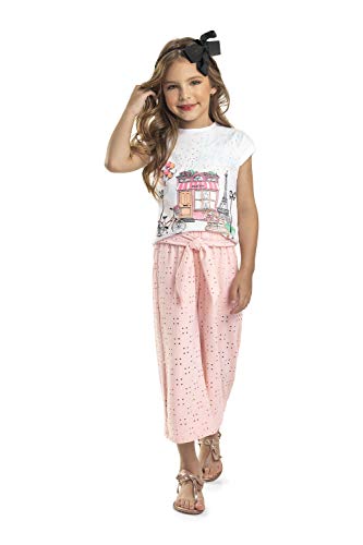 Blusa Infantil Em Meia Malha, Quimby, Meninas, Branco Especial, 08