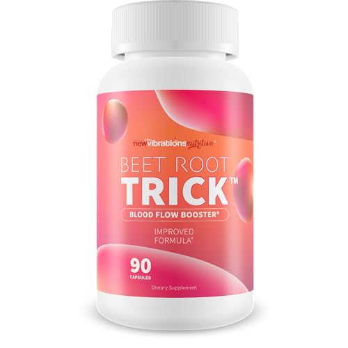 Beet Root Trick - Our Best High Pressure Pills for Advanced Blood Flow - Natural Nitric Oxide Vasodilator Formula - Vitamin Blood Flow Vein Circulation Supplement - Circulation and Vein Supplements