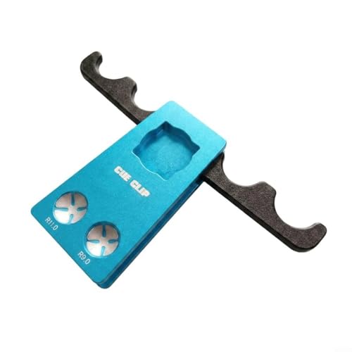 Support de queue de billard portable 4 en 1 ultra léger en aluminium bleu - 6