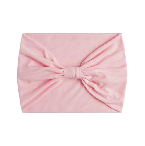 Image of XFYT Super Soft Fabric Women Hairband| Soft Absorbent Trendy Wide Premium Stretchable Sports Headbands (Blush Pink)