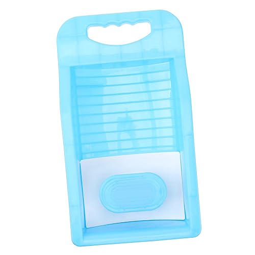 VALICLUD Small Laundry Washboard for Personal Clothes, Labor-saving Washing Board Sturdy Plastic, Convenient Hand Wash Tool for Home, Dormitory, and Travel Use Random Style