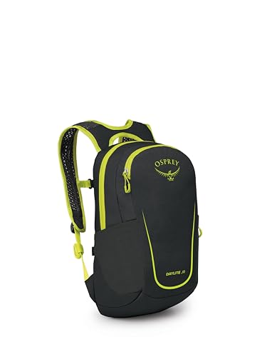 Image of Osprey Daylite Jr. Kids' Commuter Backpack, Black /Lemongrass