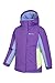 Mountain Warehouse Honey Kids Ski Jacket, Boys & Girls Snow Coat Purple 7-8 Years