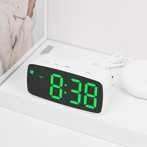 Reloj con pantalla LED multifuncional de brillo personalizable 4
