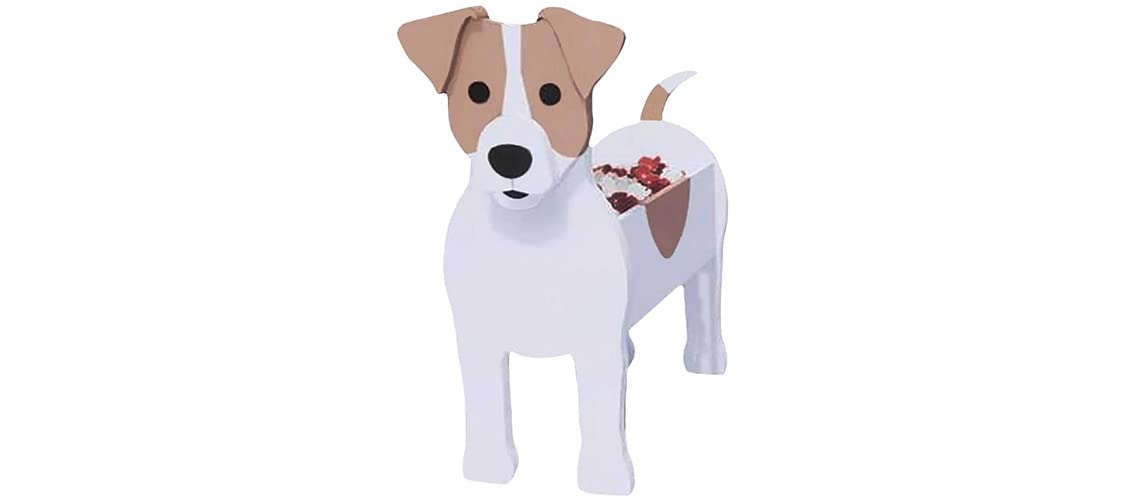 Hondvormige Plantenbak Plantenpot, Schattige PVC Dierenhond