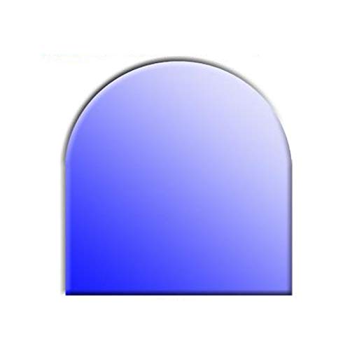 Preisvergleich Produktbild Glasbodenplatte für Kaminöfen Rundbogen 1000x1000 6mm