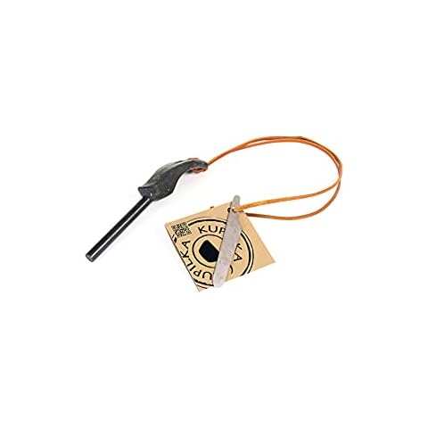 Kupilka Fire Steel 8 Ergonomic Flint with Organic Handle - Recyclable (Black) Cover