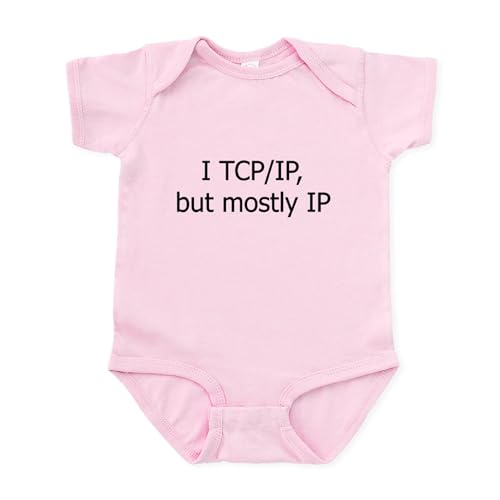 CafePress I TCP/IP, but Mostly IP Body Suit Cute Infant Bodysuit Baby Romper