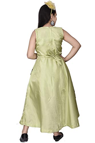 Image of M.B. Fashion Satin Frock Dress for Girls