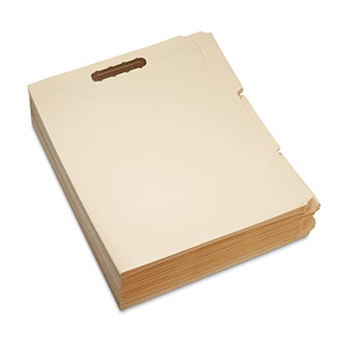 AmazonBasics Manila File Folders with Fasteners - Letter Size, 50-Pack - AMZ200 by Amazon Basics - Image 4
