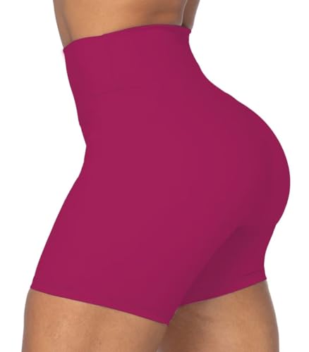 Image of Sunzel No Front Seam High Waist Biker Shorts for Women, Squat Proof Yoga Workout Gym Bike Shorts | 3, 5 Or 8-Inch Inseam, High Waisted, Tummy Control, No Front Seam, Buttery Soft, Compression Fit, Squat Proof