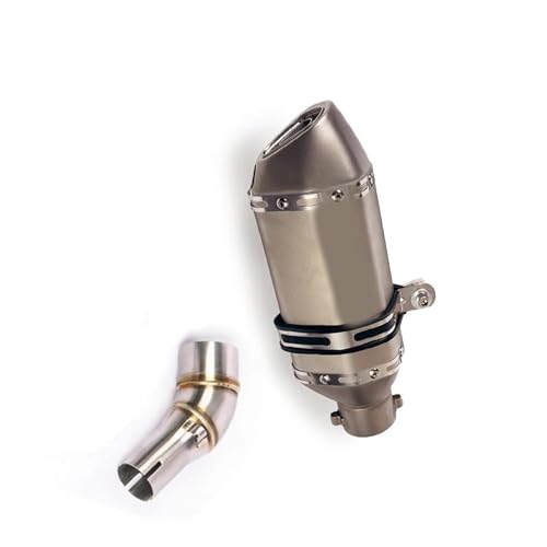 Tube liaison échappement 51mm avec DB killer pour moto Yamaha YZF-R3 2015-2022