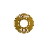 Toggle Switch washer Rhythm / Treble Ring , Aluminum/Gold