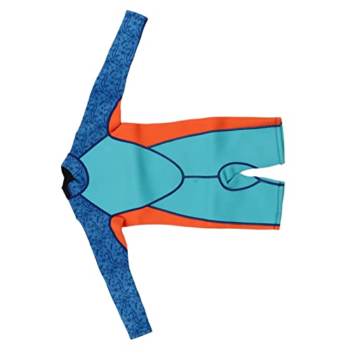 Fato de Mergulho Infantil de 2,5 Mm, maiô de Uma Peça Vestido de Mergulho Infantil para Surfe Mergul