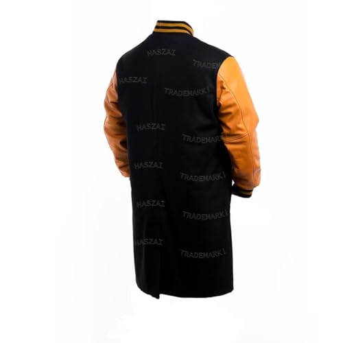 Image of New Letterman Varsity Coats, Baseball Bomber Coats, Long Letterman Coat Jackets, Warm Wool Long Coat