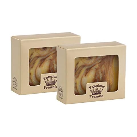 Fabulous Frannie Patchouli Essential Oil Soap Gift Set each made with Pure Essential Oil 4 Ounce (Pack of 2) Cover