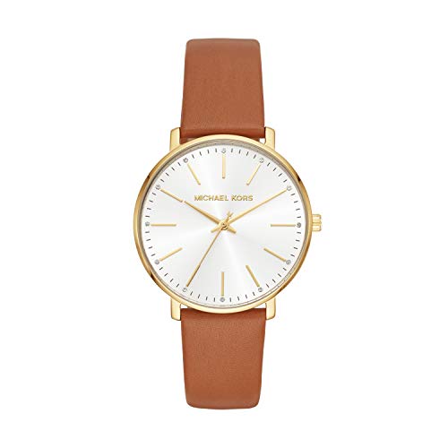 Michael Kors Pyper Watch, 38mm case, Three Hand, PVC strap – MK2740.