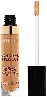 Milani Conceal + Perfect Longwear Concealer - Warm Beige (0.17 Fl. Oz.) Vegan, Cruelty-Free Liquid Concealer - Cover Dark Circles, Blemishes & Skin Imperfections for Long-Lasting Wear