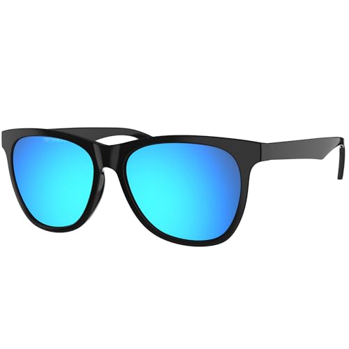 Image of WISTON XL Square Polarized Sunglasses for Big Heads Men Oversized 150mm Wide TR90 Frame UV400 Protection Shades 8140