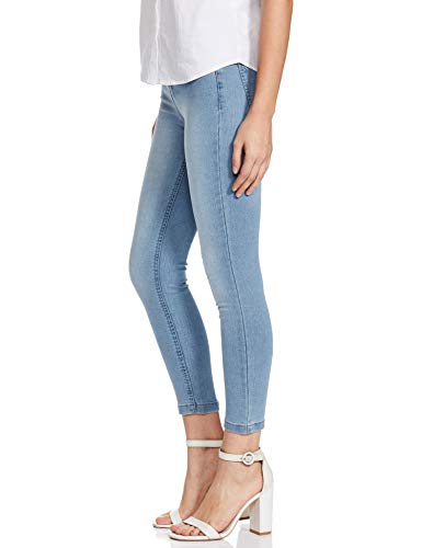 Image of Amazon Brand - INKAST Women's Mid Rise Cropped Length Stretchable Slim Fit Jeans