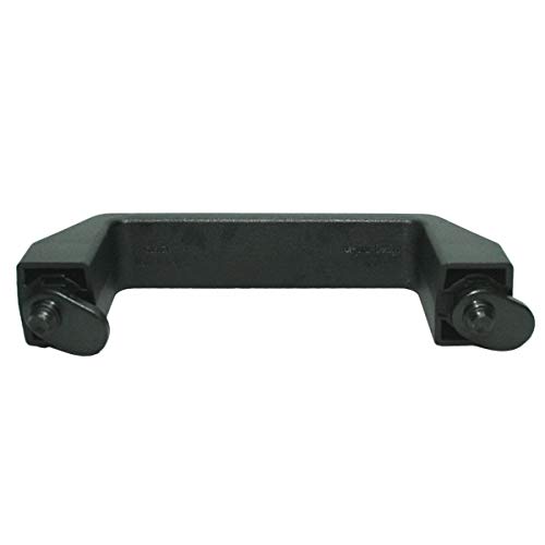 Image of 13AC7301 Plastic Pull Handle with Threaded Holes, Rectangle Grip, 4-39 /64 inch Center-to-Center, 1-39 /64 inch Projection