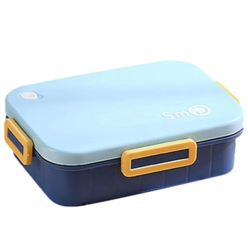 Hogvinnatil Lunch Box de acero inoxidable, lonchera para adultos | Lunch de acero inoxidable recipientes de alimentos portátiles a prueba de fugas - Almacenamiento de alimentos apilables para la