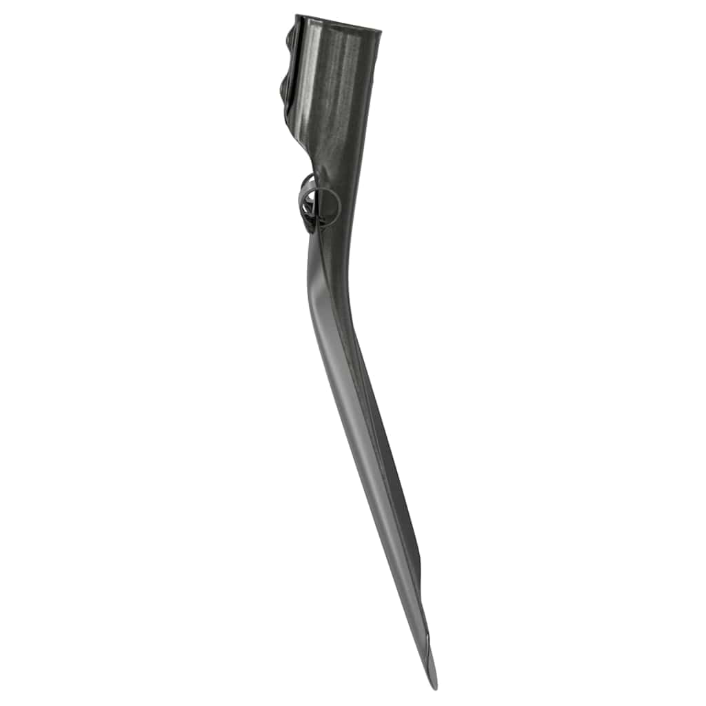 Pala de acero recubierto de polvo plateado, 33 x 21 cm, pala de jardín, pala plegable para jardín, terraza, balcón, exterior, camping, tierra, arena, plantas, excavar