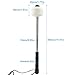 Waziaqoc 2Pcs Bass Drum Mallet, 11.81 Inch Wool Felt Head Drum Mallet Stick, Stainless Steel Handle Mallet for Percussion Marching Band