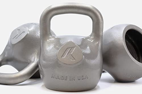 Pro Kettlebell | 4kg/9lb Atlas Model | Made in USA | Ergonomic Design for Fitness & Competition