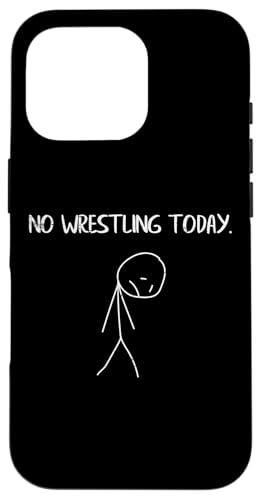 Sad Stickman No Wrestling Today �ʔ������X���[ �j�� ���� �q�� �X�}�z�P�[�X iPhone 16 Pro �p