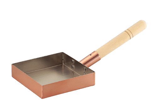 Image of Asahi Cne115 Egg Pan Tamagoyaki Professinal Model,15cm Copper