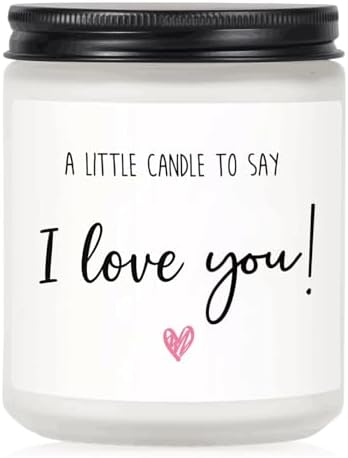 I Love You Candle