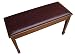 Walnut Grand Piano Bench with Music Storage