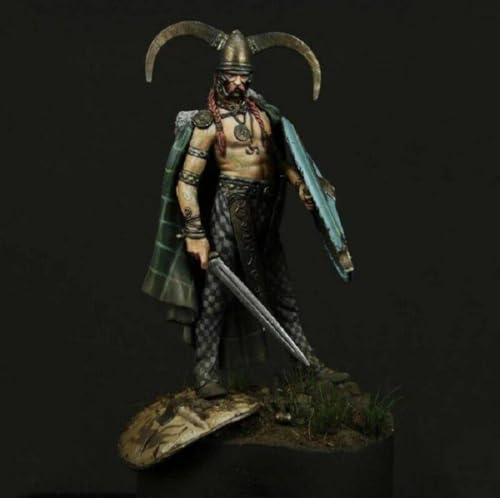 Maquette en résine 1/32 figurine gauloise de collection haute précision