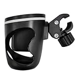 HOODANCOS Portavasos para Cochecito de Abs Negro con Alta Capacidad de Carga y Resistencia al Desgaste, Soporte para Taza de Bebida Adecuado para Carrito de Ñiño