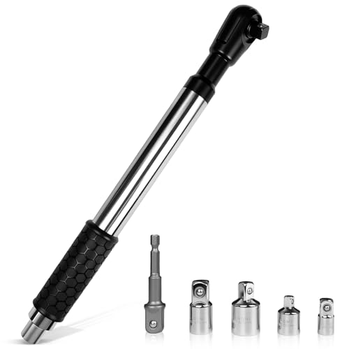 Gickbusus 1/2 Offset Extension Wrench Set with 3/8 & 1/4 Adapters