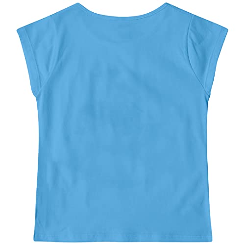 Conjunto blusa e saia em meia malha, Marisol Play, meninas, Azul, 16