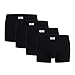 Produktbild TOM TAILOR Boxershorts 4er Pack Herren Basic Unterhosen aus Baumwolle (schwarz-dunkel-Uni) 9