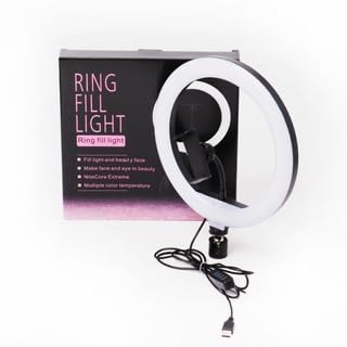 Star Phoenix 10 inch LED Selfie Ring Light with Tripod Stand and 3 Color Modes Lighting for Mobile Phones & Camera, YouTube|Photo-Shoot|Video Shoot|Live Stream|Makeup Color (Multicolor) Set of 1