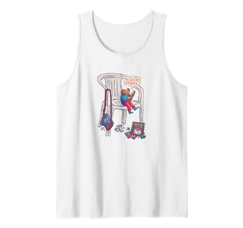 Sillas Blancas Puerto Rico Sapo Concho Bandera Boricua Tank Top
