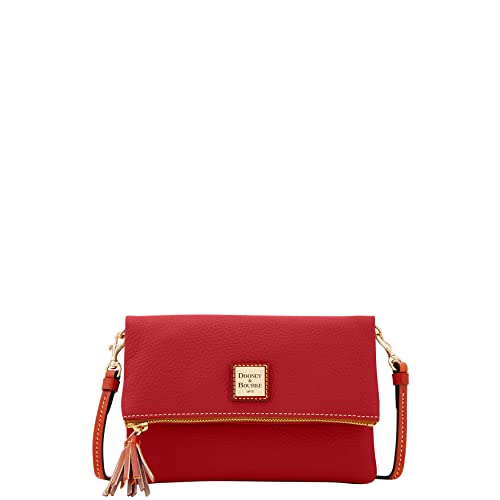 Image of Dooney & Bourke Women's Foldover Zip Crossbody, Small Handbag with Strap