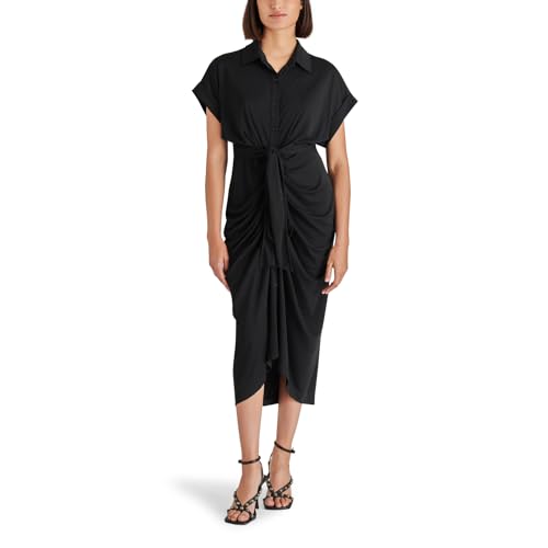 Steve Madden Apparel Tori Knit Dress, Black, 2