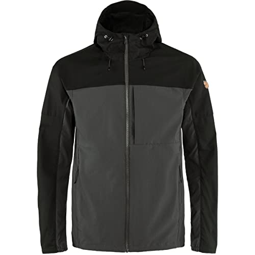 Fjällräven Herren Abisko Midsummer Jacke, Dark Grey/Black, L