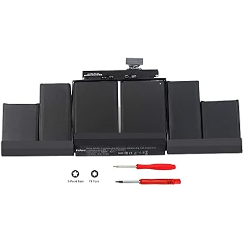 iProPower A1417 Laptop Battery Compatible with MacBook Pro 15 Inch Retina A1417 A1398 Mid 2012 Early 2013 Cover