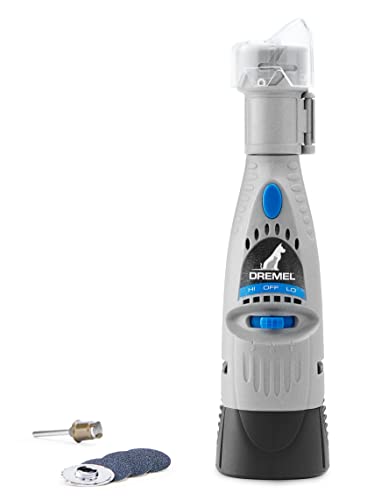 Dremel 7020 PGK Elektrischer Krallenschleifer mit Leise Motor, Nagelknipser Set (mit 4 Zubehören; Variable Drehlaufzahl von 7.000-18.000 1/min zum Schleifen von Krallen von Katzen und Hunden) Dremel 7020 PGK Elektrischer Krallenschleifer mit Leise Motor, Nagelknipser Set (mit 4 Zubehören; Variable Drehlaufzahl von 7.000-18.000 1/min zum Schleifen von Krallen von Katzen und Hunden)