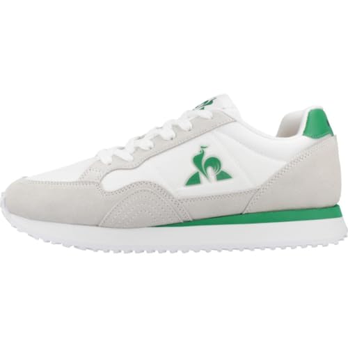 Le Coq Sportif Jet Star_2 Optical White/Jolly Green, Chaussures Unisexes pour Adulte, Blanc/Vert (Optical White Jolly Green), 40 EU