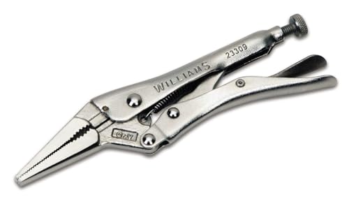 Williams 23309 Long Locking Plier with Cutter, 6-Inch